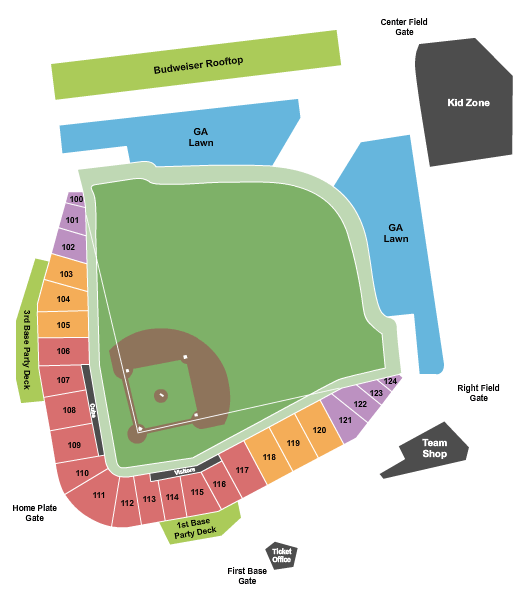 Sloan Park Yankees Seating Chart